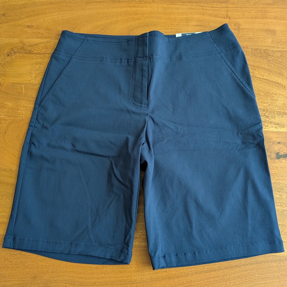 IZOD Women's Navy Shorts - Picture 6 of 6